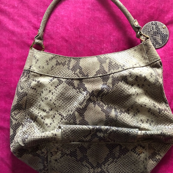 Tory Burch Snakeskin Shoulder Bag - Picture 2 of 6